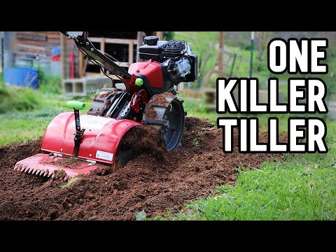 One KILLER TILLER? - Earthquake Pioneer Rear Tine Tiller - TESTED