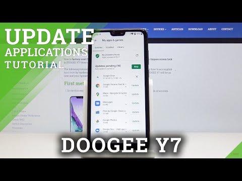 How to Download Newest App Version in DOOGEE Y7 - Update Apps