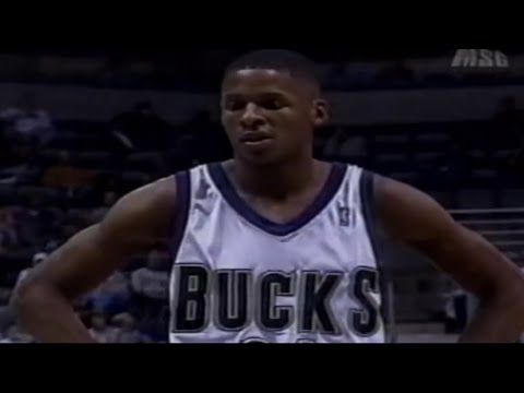 Ray Allen Bucks 17pts 4stls vs Knicks (1998)
