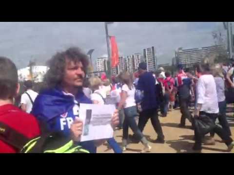 Walking through Olympic Park