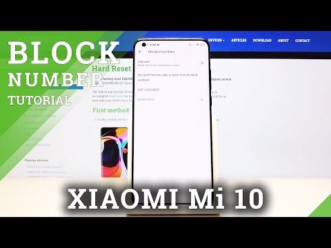 How to Block Number in XIAOMI Mi 10 – Create Blacklist
