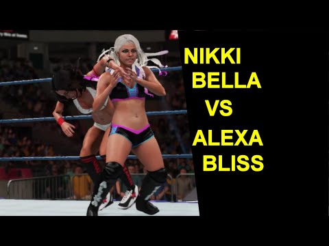 WWE 2K18 Alexa Bliss vs Nikki Bella - Extreme Rules