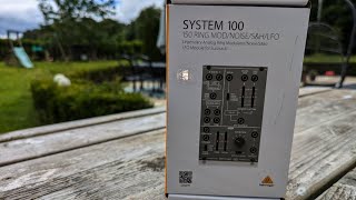 Video thumbnail for Behringer System 100 150 Eurorack Module: Sample & Hold, Ring Modulator, LFO, and Noise Generator by 56k Audio
