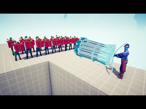 PRESENT ELF Team vs EVERY GOD - Totally Accurate Battle Simulator TABS
