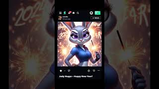 LoLeBu (DeviantArt) ~ Zootopia: Judy Hopps - Happy New Year of 2024!