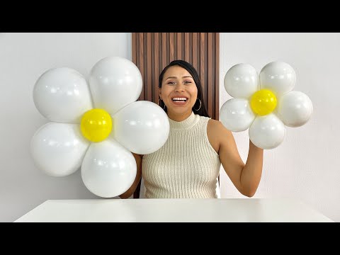 Como hacer Flores con Globos - Flores de Margarita - 🌼 Balloon Flower 🌼