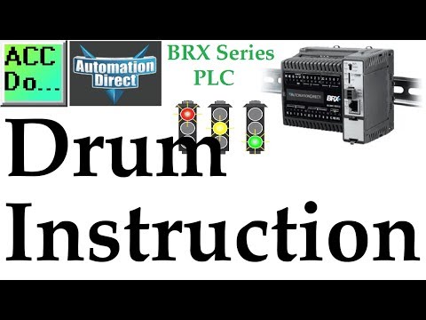 BRX Do-More PLC Drum Instruction Sequence