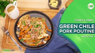 Green Chile Poutine | Air Fryer Edition