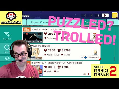 Mario The Dentist! Super Mario Maker 2 Puzzle & Troll Levels #2