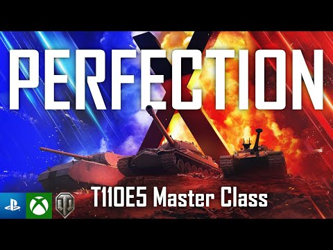 | PERFECTION - T110E5 Master Class | World of Tanks Modern Armor | WoT Console | Red Tigers |