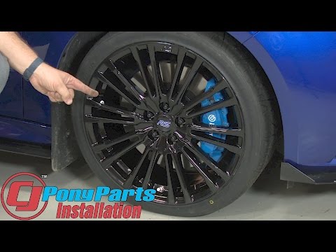 Focus Ford Performance Focus RS Wheel 19"X8" Gloss Black 2012-2018 Installation