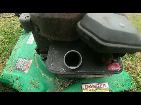 Trash Picked Push Mower, Will it run and mow 2 acres?