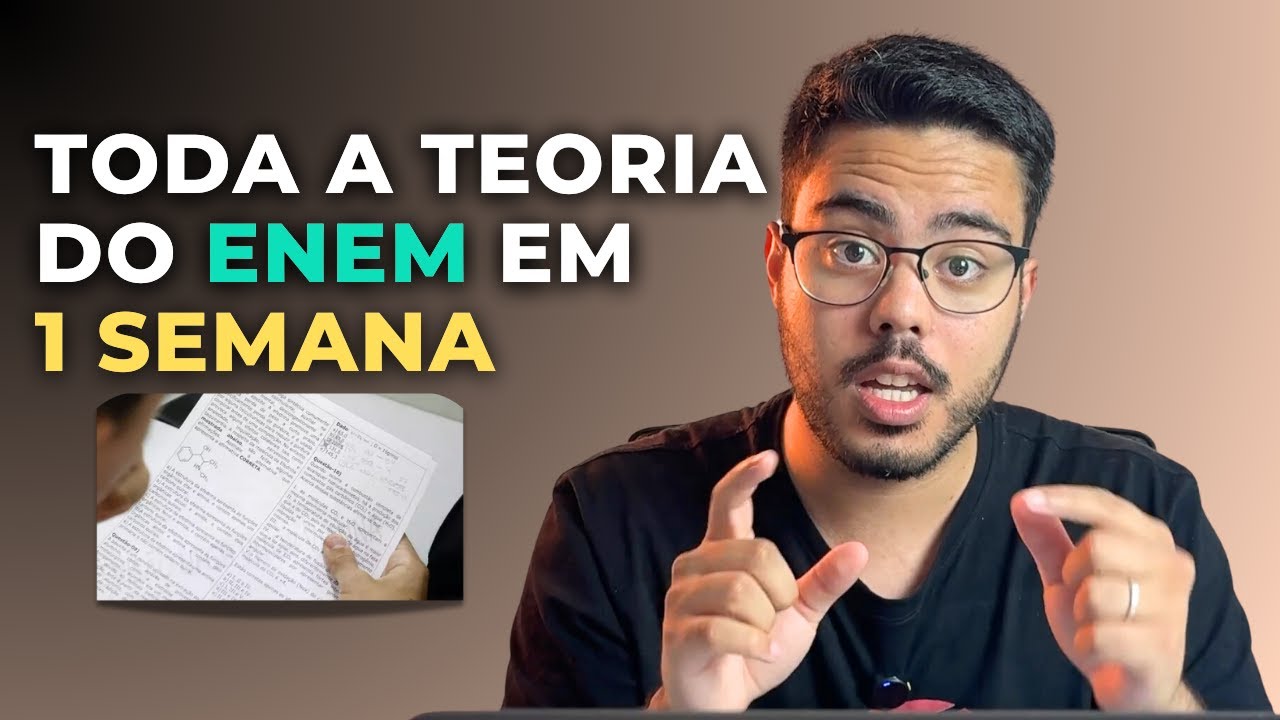 Método para estudar a TEORIA do ENEM 10x mais rápido