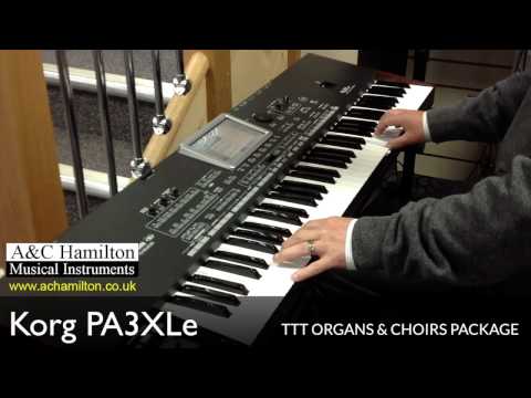 Korg PA3X LE Demo  - TTT Organs & Choirs Package Demo