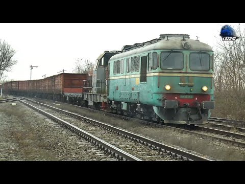 Fluieroasa 60-0510-2 Whistle Loko & Marfar CFR MARFĂ Freight Train in Gara Satulung pe Someș Station