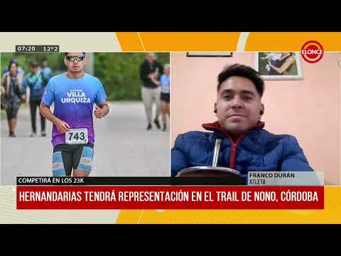 Hernandarias tendrá presentación en el trail de nono, Córdoba - 10/06/26