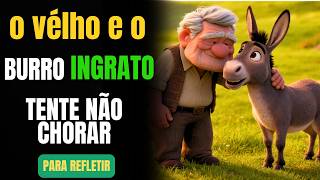 O VÉLHO E O BURRO INGRATO   UMA LINDA PARÁBOLA DE LIÇÃO DE VIDA!