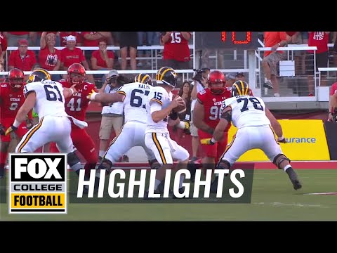 Utah defeats Michigan in Jim Harbaugh's debut - 2015 College Football Highlights
