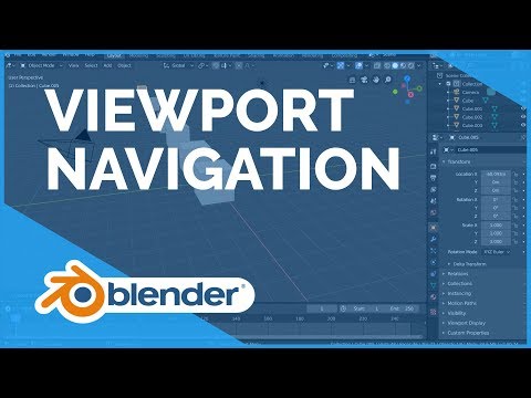 Viewport Navigation - Blender 2.80 Fundamentals