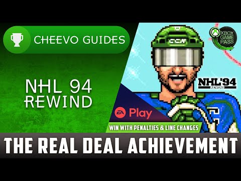 NHL 94 Rewind - The Real Deal | Achievement / Trophy Guide (Xbox Game Pass)