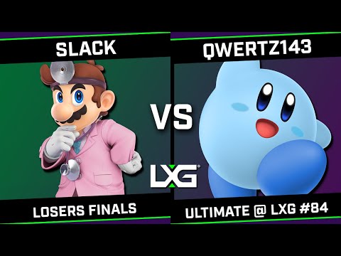 Slack (Dr. Mario/Kazuya/Snake) vs qwertz143 (Kirby) - Smash Ultimate @ LXG 84 - Losers Finals