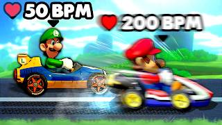 Mario Kart, but My Heart Rate Controls My Game Speed Screenshot