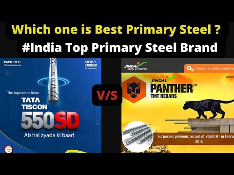TATA TISCON Fe 550SD VS JINDAL PANTHER Fe 550D | Which one is Best Primary Steel in India