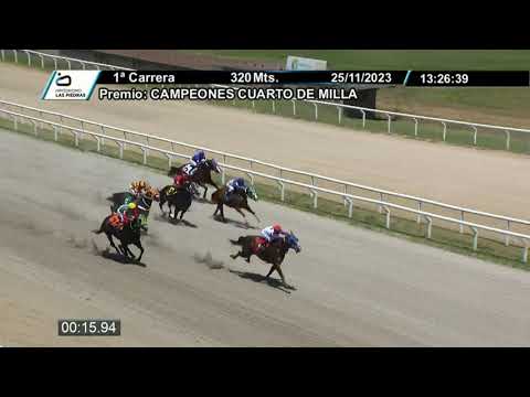 231125 c01 - VDA GIGOLO - HIPODROMO LAS PIEDRAS - CAMPEONES CUARTO DE MILLA