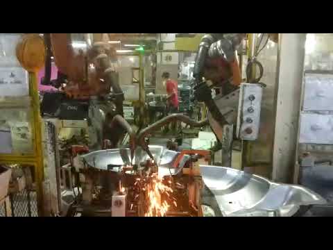 Kuka Robot with Spot Welding Application