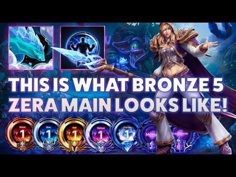 Jaina Water Ele - THIS IS WHAT BRONZE 5 ZERATUL MAIN LOOKS LIKE! - Bronze 2 Grandmaster S2 2023