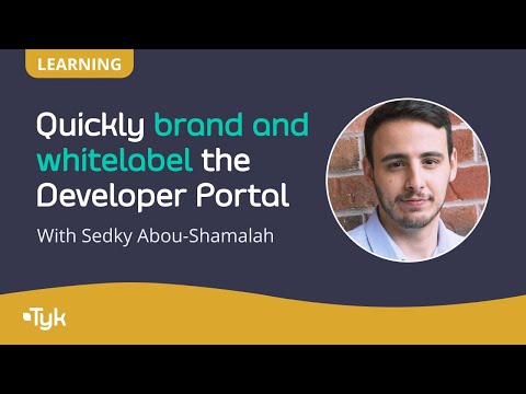 Quickly brand and white-label the Developer Portal