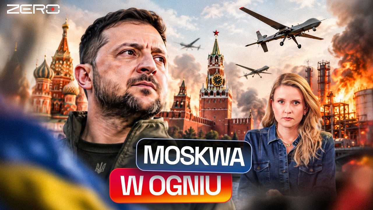 POTĘŻNY ATAK UKRAIŃSKICH DRONÓW NA MOSKWĘ