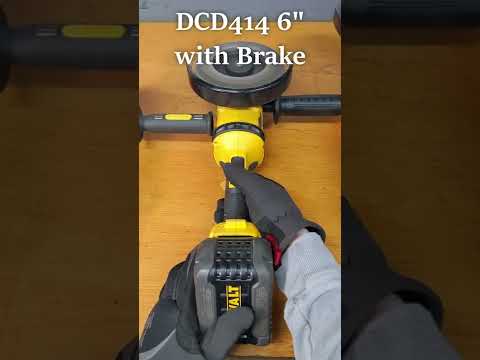 DeWalt Grinder Brake Testing - See How Fast They Stop - #Shorts