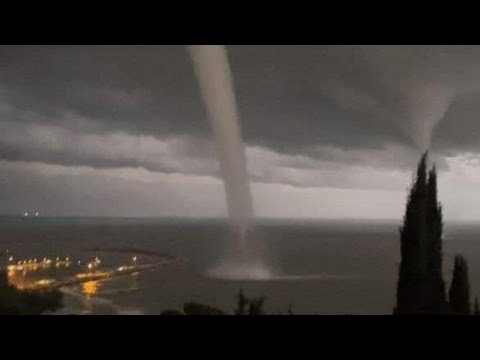 🌪 12 tornados in 24 hours hit Sicily, Italy 🇮🇹 11 17 2021 Sicilia Italia Tromba Marina Maltempo