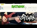 Batman - Theme 1960's - GUITAR TAB - Rock Version - Classic Reloaded 99