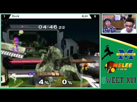 SWEET XVI - Duck (Samus) vs KJH (Fox) Melee LF