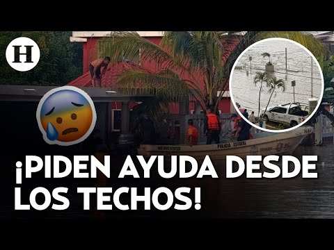 ¡80% de Veracruz queda bajo el agua! Poza Rica devastada tras desbordamiento del río Cazones