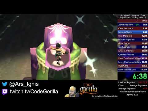 Anodyne 2: Return to Dust (Any%, Good Ending) in 1:16:58 with commentary