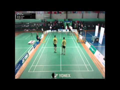 Badminton Ireland u19 Open - Mens Doubles Final, Set 1 (Dolan & Walsh vs Hall & Gilmore)