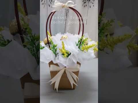 Basket ferrero rocher bouquet 🤩 Comment for order...                    Malacca, Malaysia only