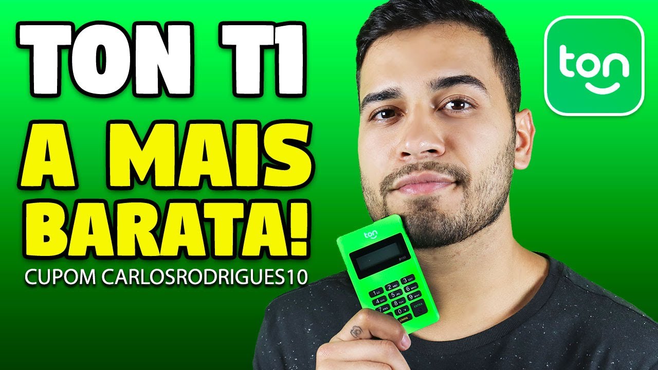 Maquininha de Cartão TON T1 - Tudo o que você precisa saber! (Stone) 📣 CUPOM DE DESCONTO