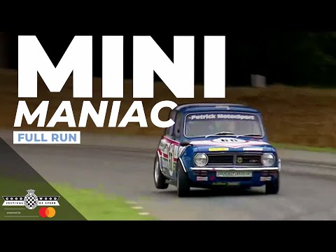 Classic Mini attacks hilllclimb hard