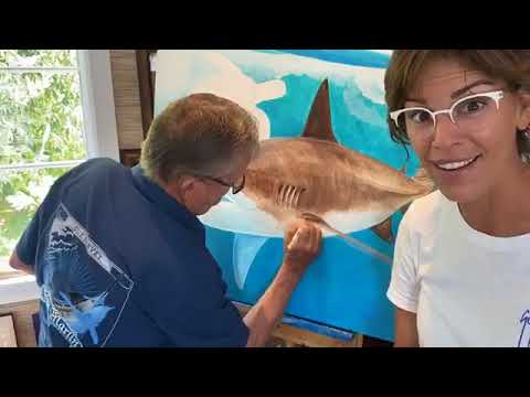 Sharks Painting Tutorial with Guy Harvey - Facebook Live