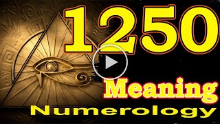 🔴 Angel Number Meanings 1250 ✅ Seeing 1250 ✅ Numerology Box