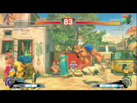 SSF4: Jinwoo (Adon) VS T SRAI (Blanka)