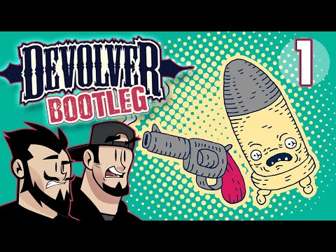 Devolver Bootleg Let's Play: Enter The Gun Dungeon - PART 1 - TenMoreMinutes