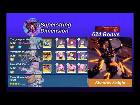 [HI3 SEA] [EX Abyss] Nirvana Shadow Knight 461D (21624) - SI HoS MPE