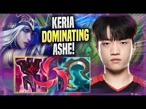 KERIA DOMINATING WITH ASHE! - T1 Keria Plays Ashe SUPPORT vs Renata! | Season 2022