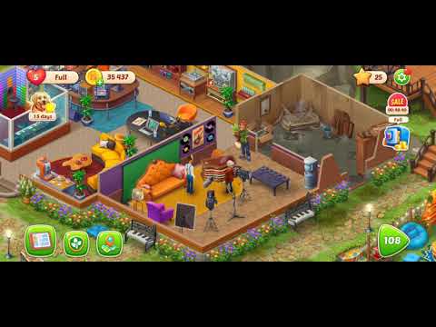 Homescapes Gameplay Walkthrough - The Lake House Day 54