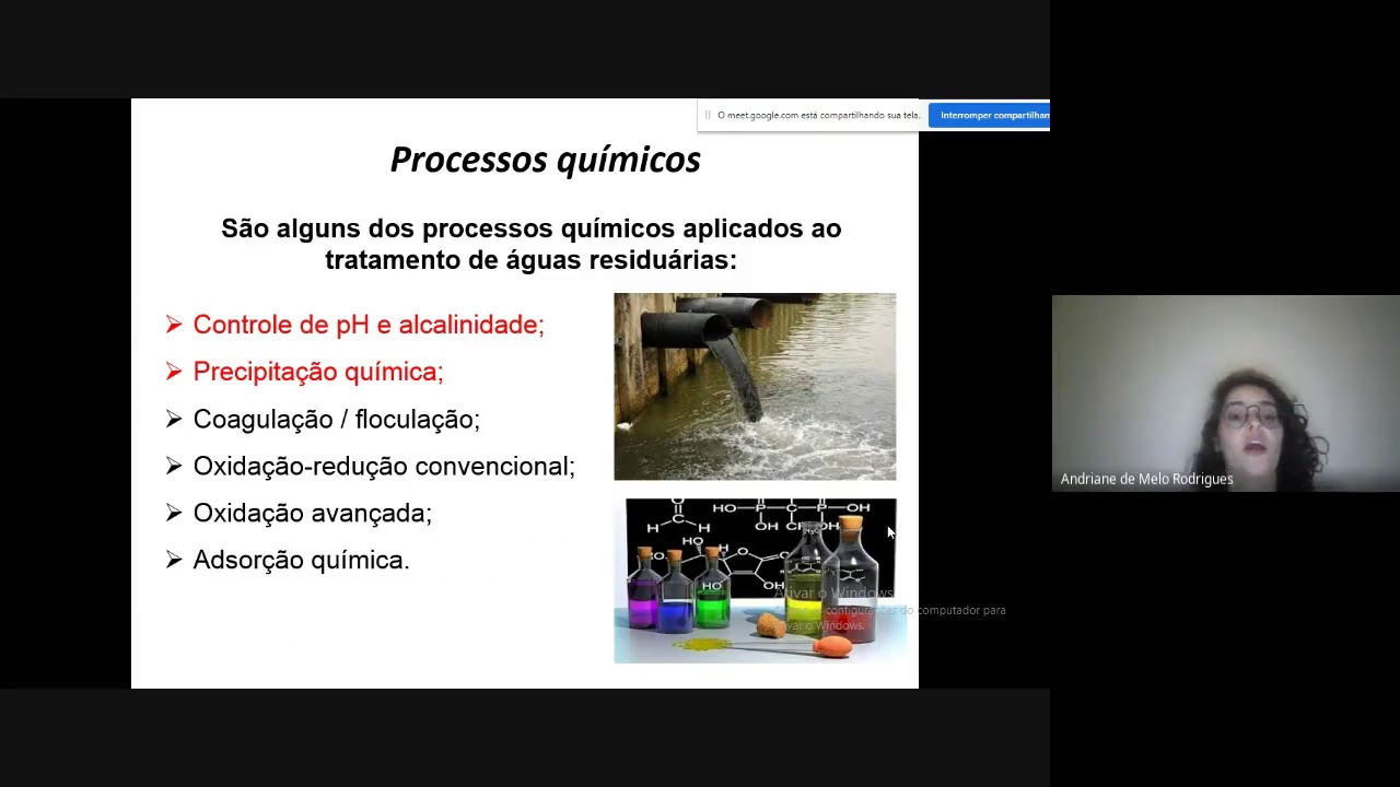 Processos químicos de tratamento de efluentes (ajuste de pH e precipitação química)